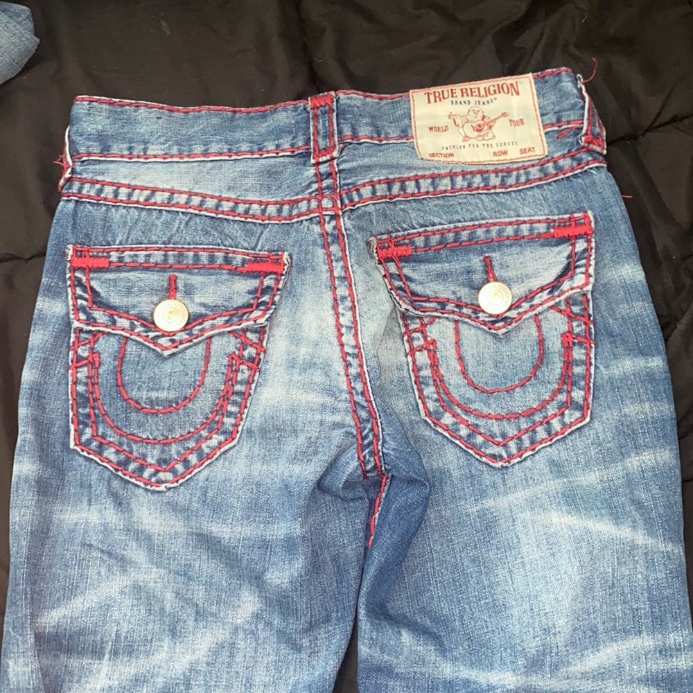 True Religion Ricky Red Stitch size 28